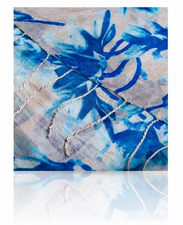 Палантин Женский S-ORCHID/BLUE